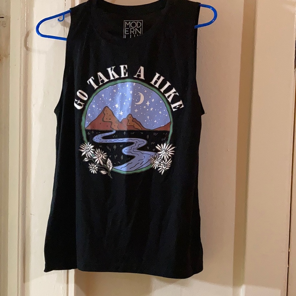 NWOT *Go take a hike* Muscle tank